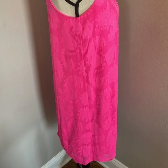 LILLY PULITZER hot pink dress Kristine Halter - Picture 6 of 10